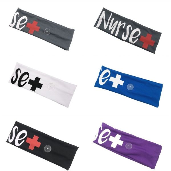 

nurse hair tie bandeau with mask buckles rich color headband scrunchies elastic hairbands hairs accessories headwears 4 77jy e2