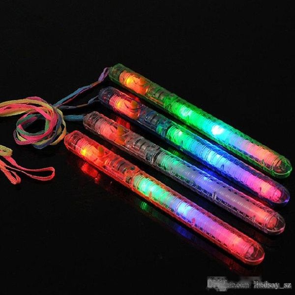 

flash sticks with rope christmas party supplies led flash light up wand glow sticks wedding decoration blocks party decoration