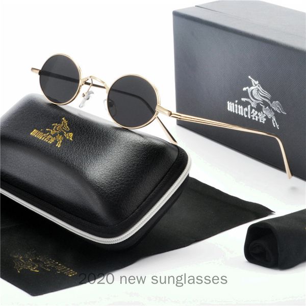 

sunglasses round hip-hop sunglasses colored vintage ladies accessories decorative small black yellow glasses nx, White;black