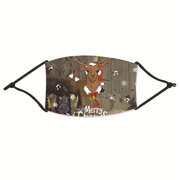 

dust shipface pet clear transparent anti-fog er oil-splash proof full fashield adjustable face christmas mask sponge dhb2#23233, Black