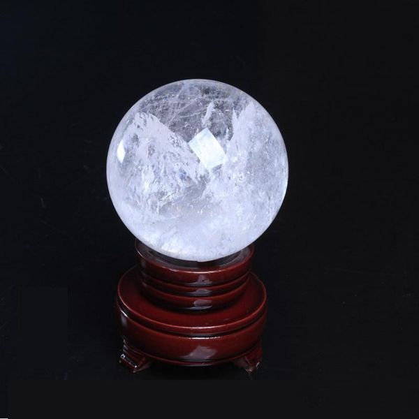

balls shipping 670g + sphere natural gemstone ball healing stand clear reiki home crystal decorations wholesale ce2007 dxaes