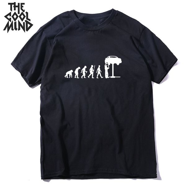 

coolmind 100% cotton short sleeve fix car print men t shirt o-neck casual cool men t-shirt loose tshirt tees pthd