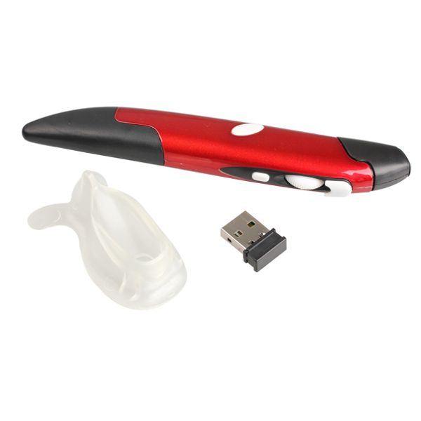

mini 2.4ghz wireless pen mouse mice optical pen pad tablet pc air mouse adjustable dpi vertical mause sem fio w/ usb receiver