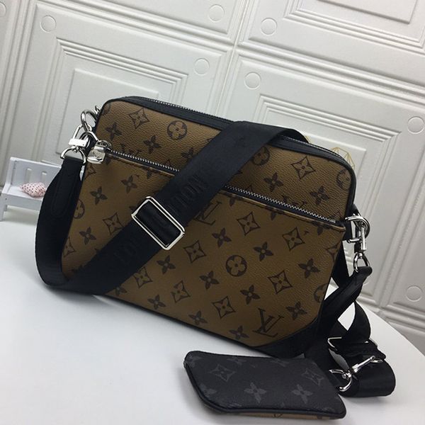 

shoulder bag men three-piece satchel bag large capacity crossbody bags phone pockets elegant choice of daily life style messenger bag
