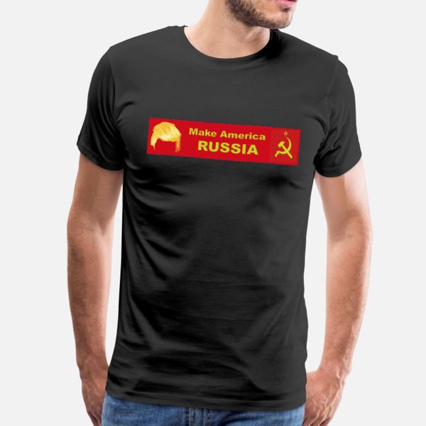 

make america russia t shirt men customized tee shirt plus size 3xl pattern sunlight fashion spring cool shirt