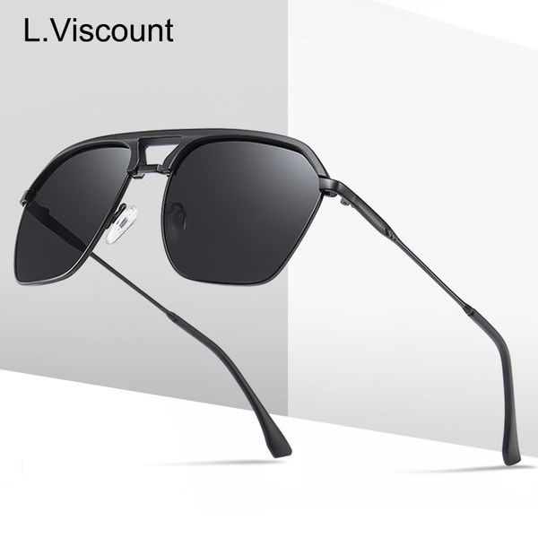

fashion rimless polarized sunglasses women gradient lens designer driving sun glasses men uv400, White;black