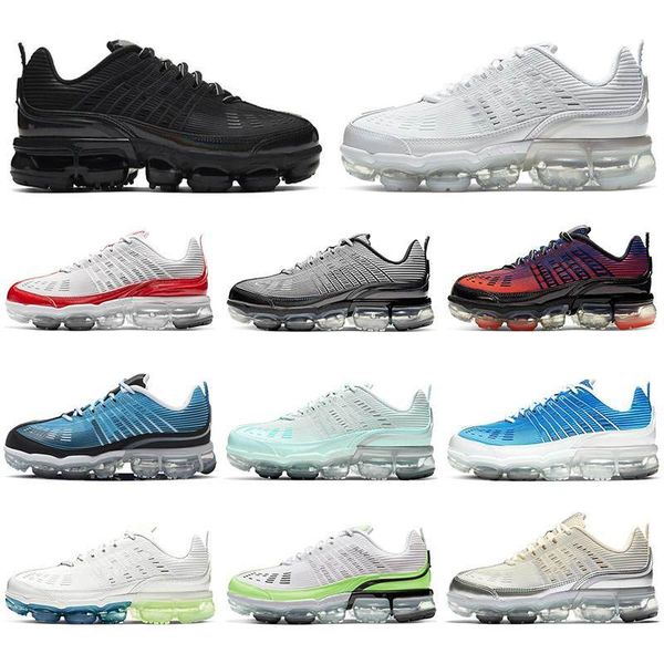 

360 running shoes for men women black iridescent triple white gradient upper laser blue varsity royal mens sport sneakers trainers
