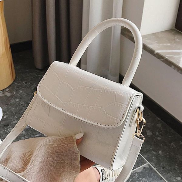 

women retro pure color vintage leather handbag for women messenger simple casual wild crossbody bag mujer bolsas femininas#25