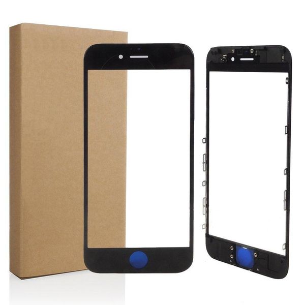

outer glass lens with frame bezel screen panel cover replacement part for iphone 6s plus front glass panel iphone7 7 plus with tools