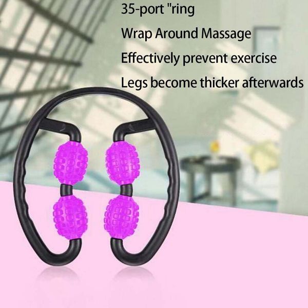 

4-point fitness hand arm en been roller massage stick drum trigger point massage tool deep tissue massager