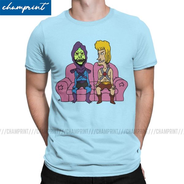 

men he-vis & butt-tor t shirt beavis and butthead 90s funny music cartoon bb clothing novelty o neck tees classic t-shirts