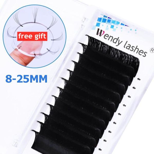 

false eyelashes russian volume fans 25mm easy fanning lashes soft premade faux mink super long eyelash extensions makeup cilios