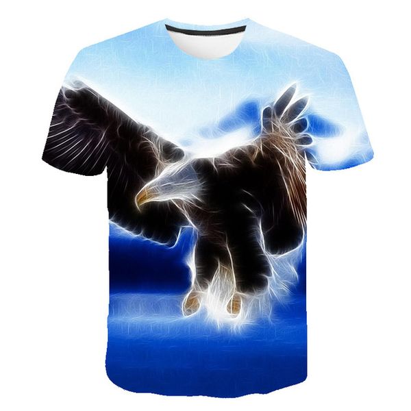 

america eagle flag 3d psychedelic printing 3d print shirts oversized funny oversized men clothing