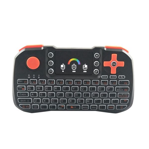 

mini game remote sensing wireless keyboard remote control 2.4g2.4ghz wireless keyboard presspad + colorful handheld contr