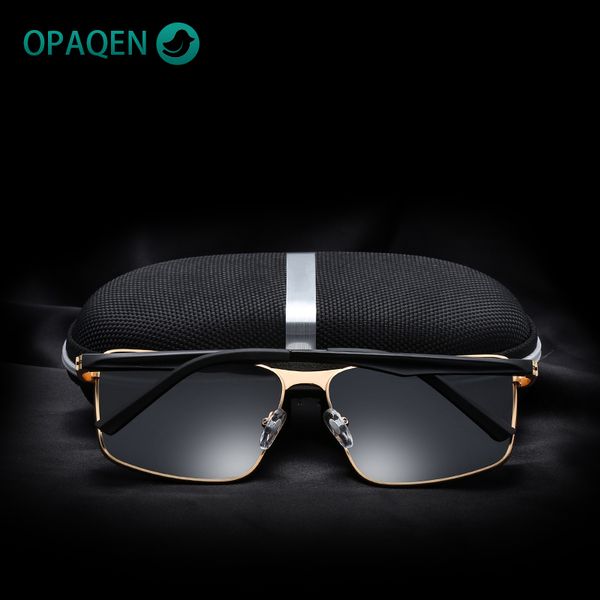 

opaqen модные солнцезащитные очки uv400 anti-uv поляризованные линзы из алюминиевого сплава pilot кадров очки открытый небликующее путешеств, White;black