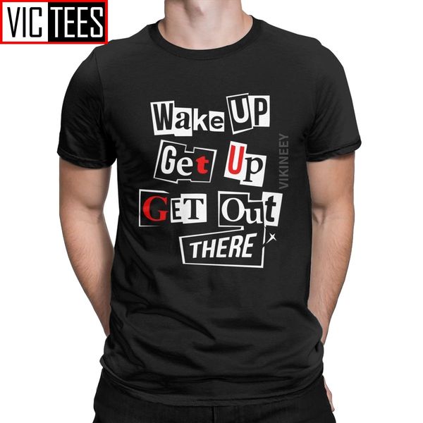 

свободное wake up song persona 5 тенниска для мужчин cotton t shirt phantom joker сердце воров игры ryuji p5