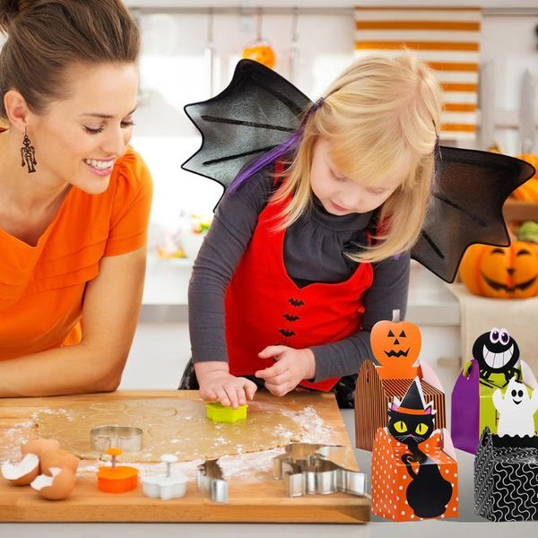

halloween candy case cookies cake packaging box baked case gift bo