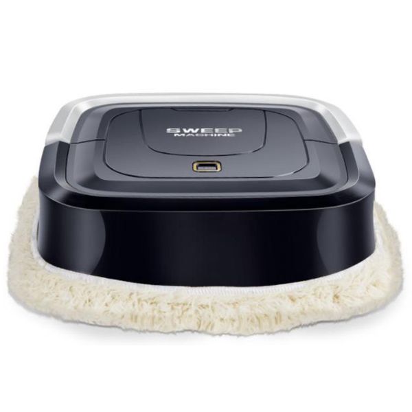 

automatic smart robot vacuum cleaner floor electric mop machine er for home black