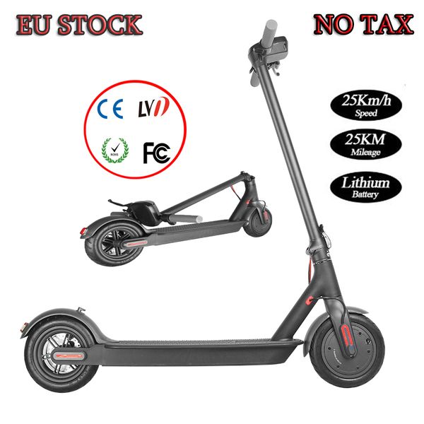 

нет tax! ес stock! бесплатная доставка ! на складе новый дизайн высокого качества электрический scootee 7.8ah батареи складная scooter 25 км, Silver;blue
