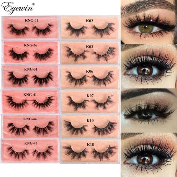 

false eyelashes eyewin lashes mink makeup 3d handmade reusable cruelty soft