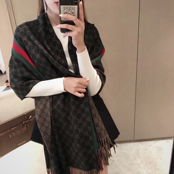 

fashion winter scarf women cashmere warm foulard lady horse scarves thick soft bufanda shawls wraps 2019 new, Blue;gray