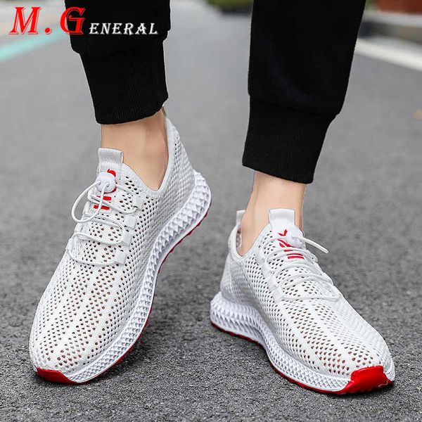 

woman flats casual summer sneakers hollow slip on shoes for women air mesh tenis shoes woman light low trainers large sizes c55, Black