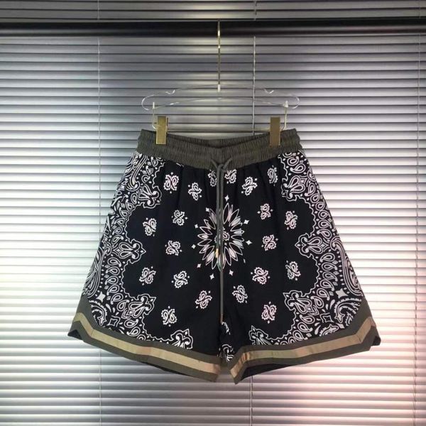 

2021ss camouflage shorts men women black breechcloth casual loose beach shorts