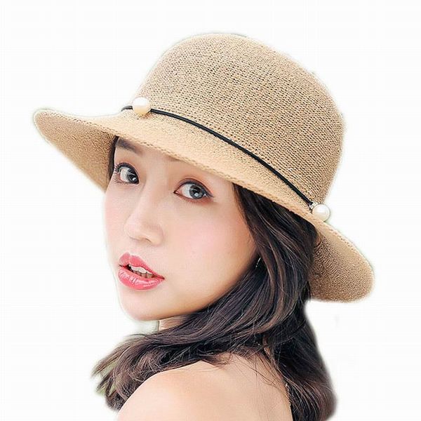 

wide brim hats women's sunshade fisherman hat travel outside beach, Blue;gray