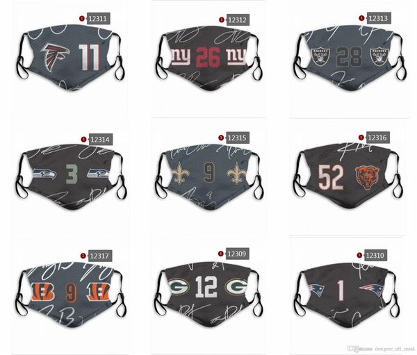 

dhl 2020 style designer face mask men and women luxury face masks football team face masks personalized mask