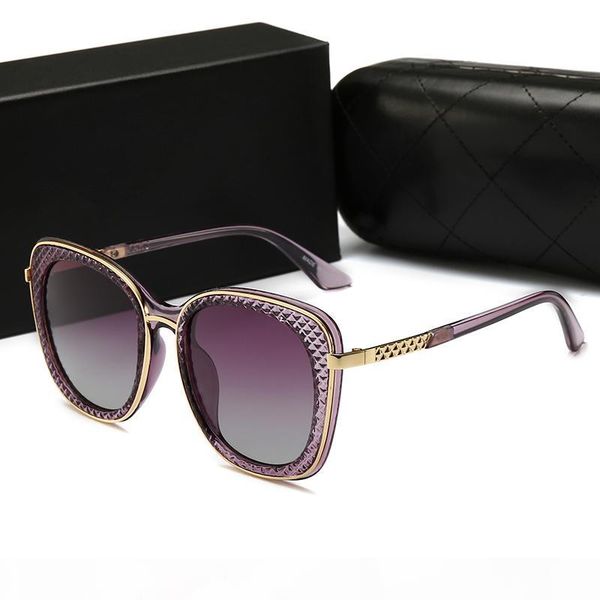 

2020 designer metal sunglasses fashion classic womens sunglasses uv polarized light sunglasses oval glasses 5colors with box xne-5, White;black