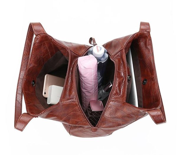 

fashion bucket shoulder crossbody bag handbags big size leather bags for women messenger bags lady tote02
