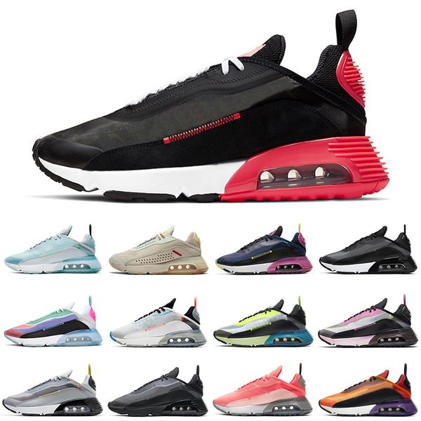 

usa 2090 running shoes mens trainers womens chaussures black white pure platinum praia grande duck camo be true sports sneakers