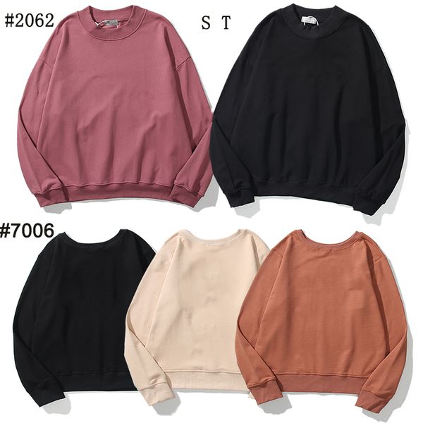 

brand fashion autumn winter long sleeve hoodie with embossment logo front back double use round hoodie 3color m-2xl #7006, Black