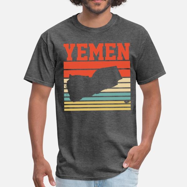 

yemen outline t shirt men print 100% cotton s-3xl unique sunlight funny spring slim shirt
