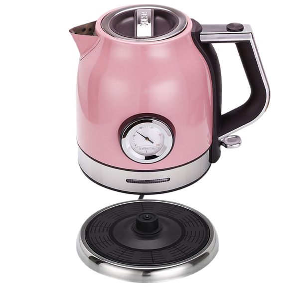 

1.8l 304 stainless steel electric kettle with water temperature meter 1500w household 220v quick heating electric boili eu plug