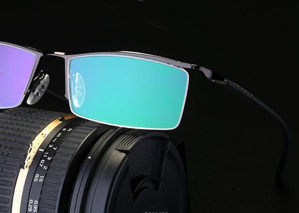 

ultra-light men's myopia glasses brand titanium short-sighted glasses near-sight prescription -0.50 -0.75 -1.00 to -6.00, Black