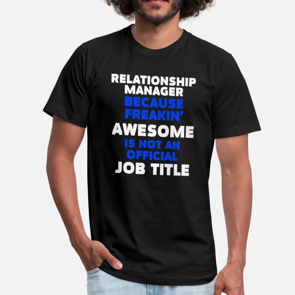 

relationship manager relationship manager becaus тенниска мужчины индивидуальные 100% хлопок crew neck костюма fit нового способа уникально