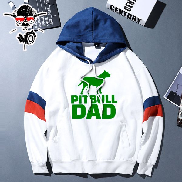 

concert hoodies pitbull dad dog men's long sleeve clothes print men's cotton round neck grey men hoodies, sweatshirts