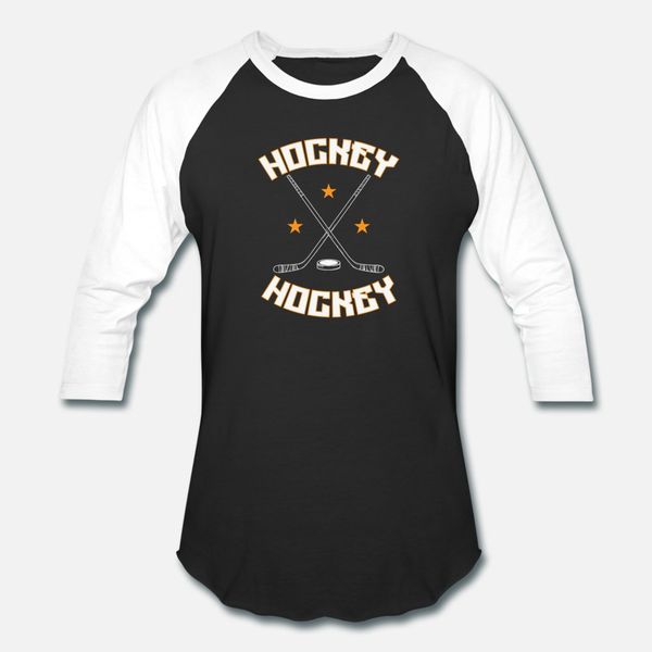 

hockey puck t shirt men character cotton s-3xl letter fitness casual summer style slim shirt