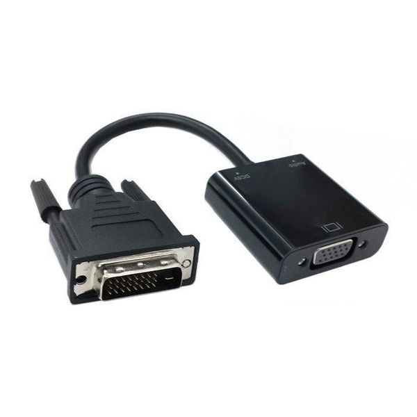 

50pcs dvi to vga with audio video adapter 3.5mm usb power port for projector monitor