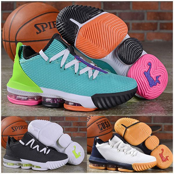

low 16 hyper jade black python men basketball shoes 16s electric green total orange white designer 16 mens trainers