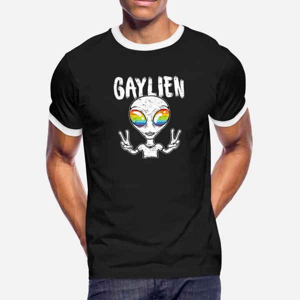 

lgbt gay alien t shirt men designer short sleeve s-xxxl leisure gift comfortable spring autumn outfit shirt