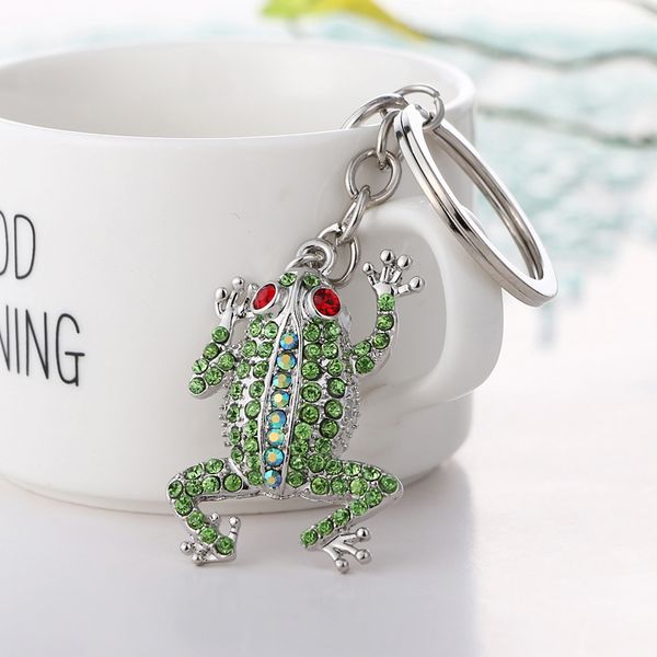 

2020 noenname_ cute fashion charm fashion key chain jewelry bag pendants purse bag buckle car key ring birthday party gift, Silver