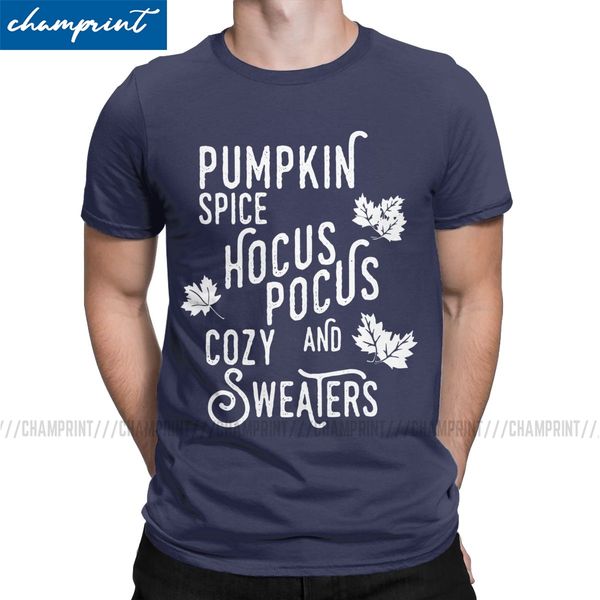 

fashion pumpkin spice hocus pocus t-shirts for men t shirts sanderson sisters halloween witch short sleeve tee shirt 6xl clothes