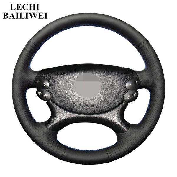 

artificial leather diy hand sewing steering wheel cover for cls500 cls350 cls-class e-class w211 e230 e280 e350