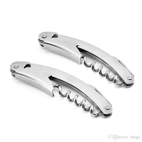 

multifunction sea horse bottle opener red wine opener pulltap double hinged corkscrew knife stainless steel beer bottle opener vt0349