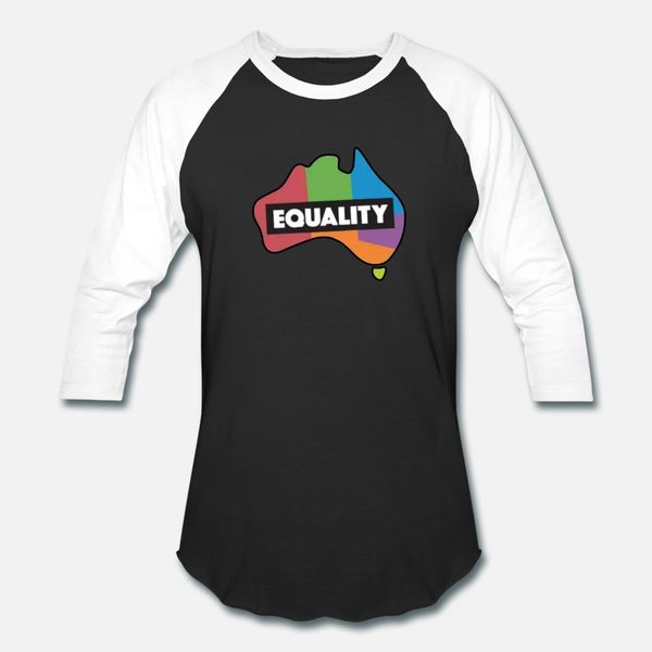 

lgbt equality australia t shirt men knitted cotton round neck standard loose comfortable spring formal shirt