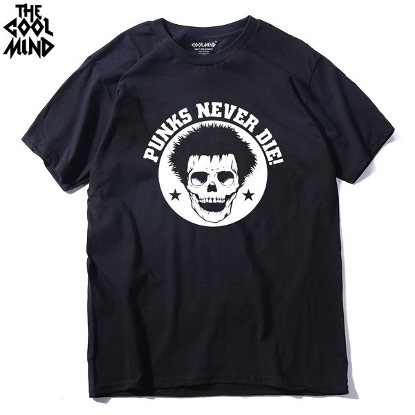

coolmind sk0216a 100% cotton casual skull printed men t shirt o neck short sleeve cool men t-shirt tee shirts tshirt men