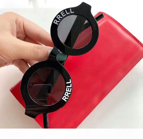 

black white round sungalsses vintage sun glasses circle fashion 2019 designer sunglasses new wth box, White;black