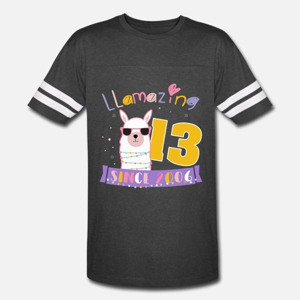 

girls 13th birthday llamazing since 2006 t shirt men designing short sleeve size s-3xl gents interesting new fashion spring trend shirt